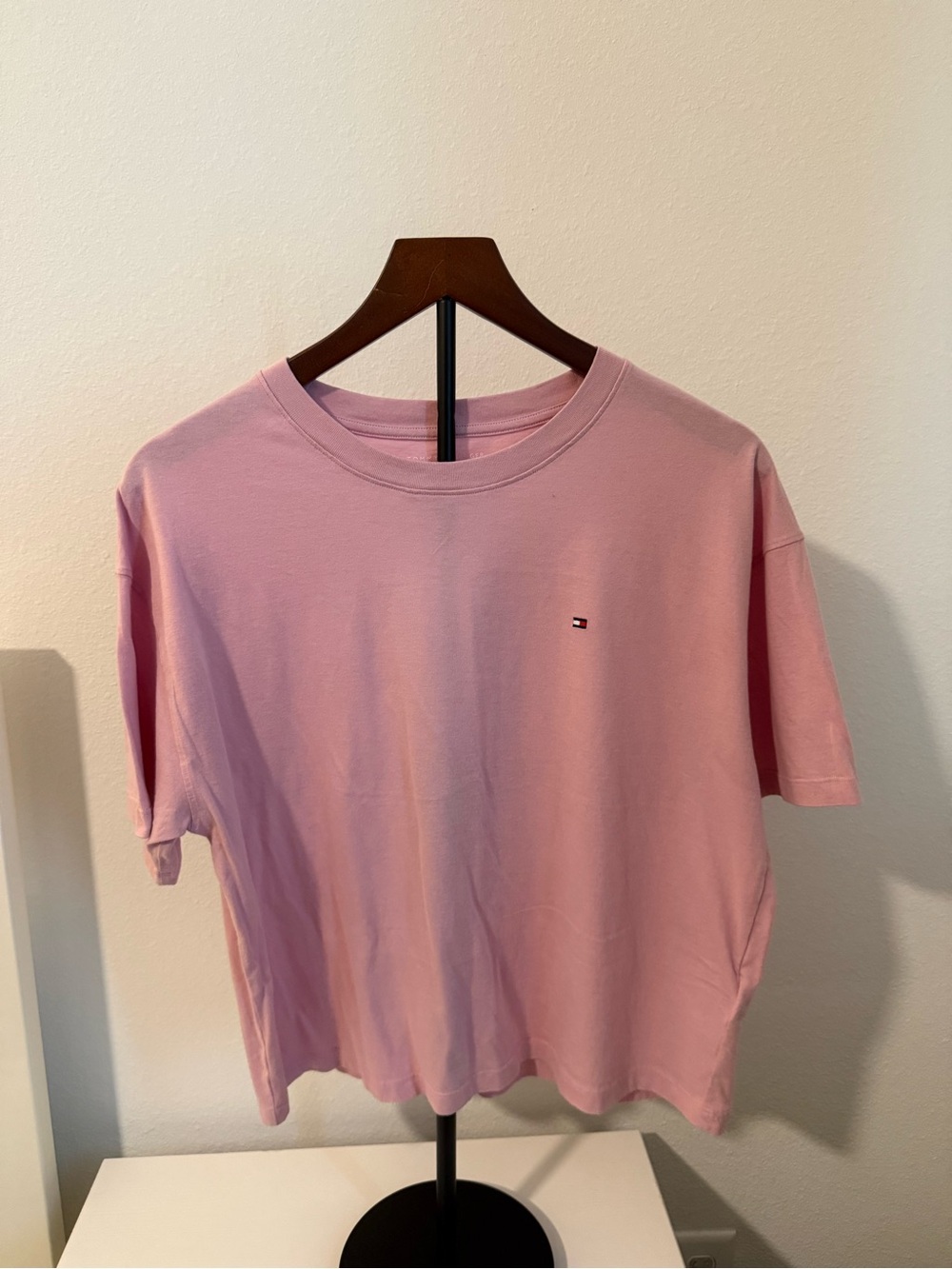 Tommy Hilfiger Pastel Pink Short Sleeve Crew Tee
